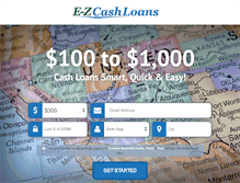 Tablet Screenshot of ezcashloan.net